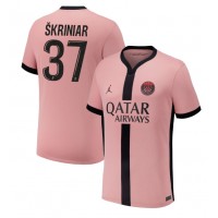 Fotbalové Dres Paris Saint-Germain Milan Skriniar #37 Alternativní 2024-25 Krátký Rukáv